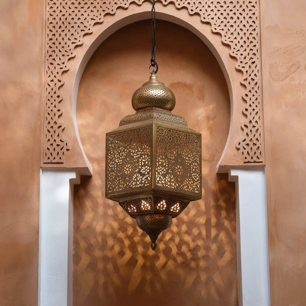Brass Pendant Lantern
